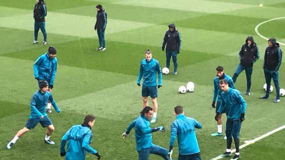 Informe del entrenamiento: Zidane recupera varios jugadores, pero Bale no se entrena