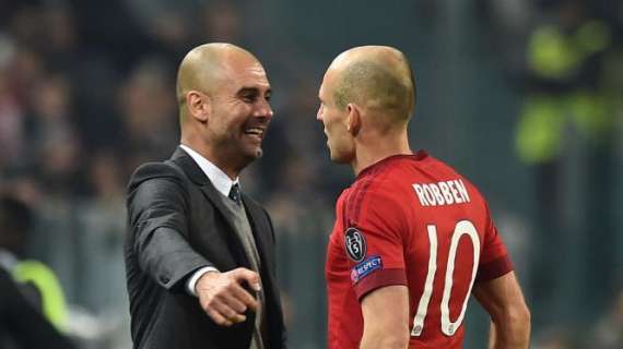 Robben se queda con Guardiola: "Es el mejor"