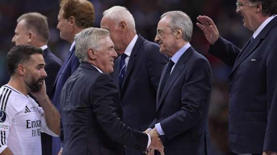 Ancelotti elogia a Florentino: "El Real Madrid gana por el trabajo que hace"