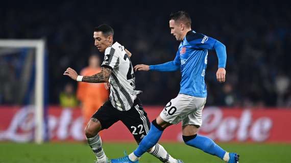 Napoli- Juventus: le statistiche dei primi 45 minuti