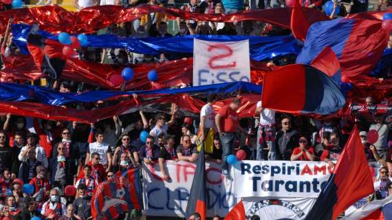 I tifosi del Taranto contro le seconde squadre: "Diserteremo Biella"