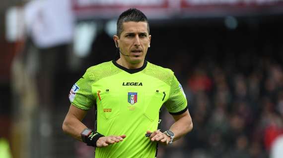 Juve-Cagliari affidata a Marinelli, al VAR Paterna