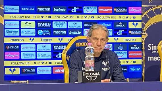 Conferenza stampa al mattino per Zaffaroni, il tecnico del Verona parlerà alle 9.30