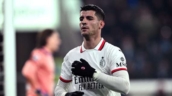 Serie A: Morata ammonito contro il Como, salterà la sfida con la Juve