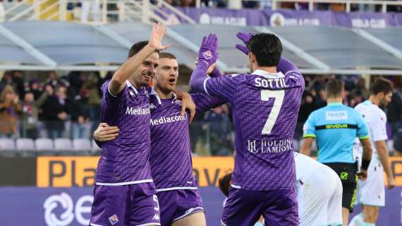 La Fiorentina schianta la Salernitana 3-0, Henry salva il Verona a Udine