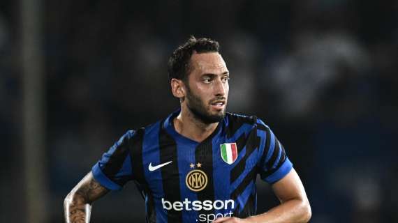 L'Inter perde pezzi in vista della Juve: contro la Roma vanno ko Calhanoglu e Acerbi