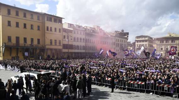 Una delegazione del Bologna ai funerali di Davide Astori