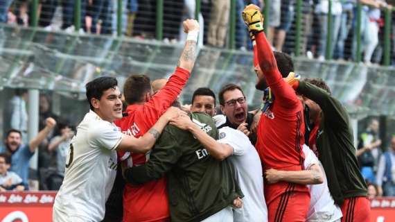 Il Crotone ferma il Milan: chance Inter. Empoli e Genoa ko, salvezza viva