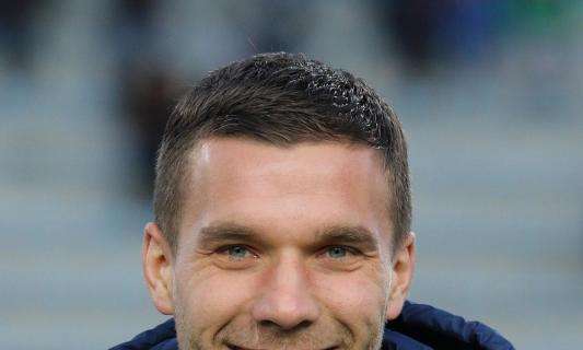 Podolski, annuncio del Gala: "Domani visite mediche"