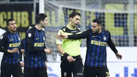 Inter-Roma - Il sette è il problema dell'Inter, l'otto quello di Tagliavento