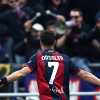 Orsolini nel recupero regala la  zona Champions al Bologna, Inter ko