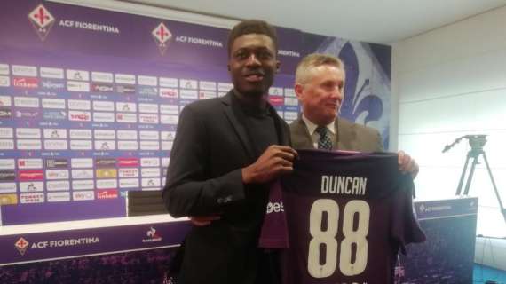 DUNCAN, Emozionato per la prima con la Fiorentina