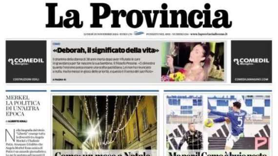 LA PROVINCIA, Buio pesto a Como. Fa festa la Fiorentina