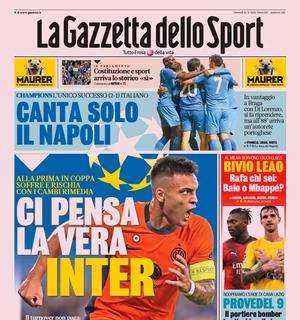 RASSEGNA STAMPA, Le prime pagine dei quotidiani