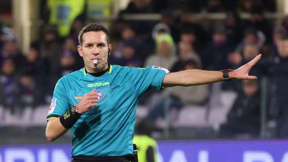 Udinese-Fiorentina, designazioni ufficiali: direzione di gara affidata a Matteo Marcenaro