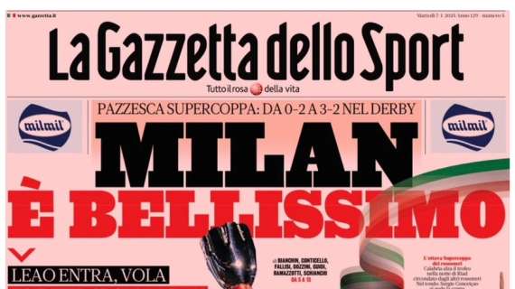 RASSEGNA STAMPA, Le prime pagine dei quotidiani