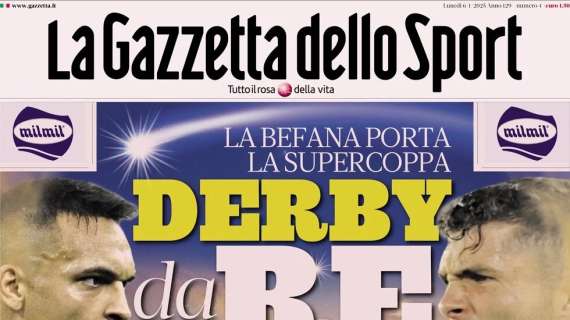 RASSEGNA STAMPA, Le prime pagine dei giornali