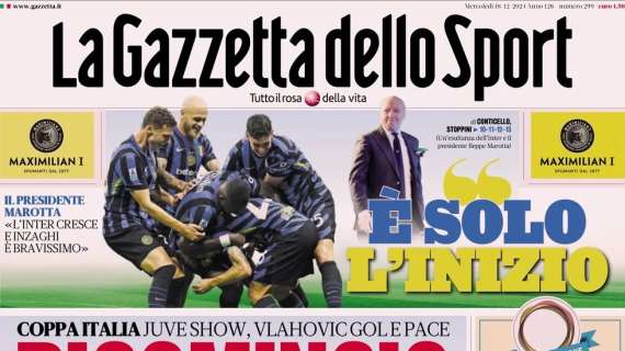 RASSEGNA STAMPA, Le prime pagine dei giornali