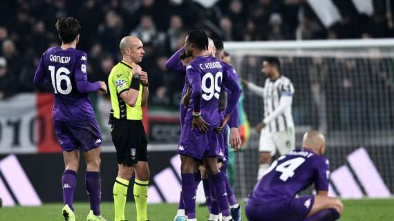 Fiorentina-Juventus: arbitra Fabbri, La Penna al Var. I precedenti non sorridono ai viola