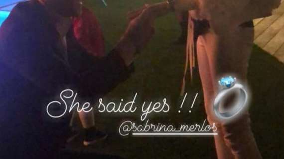 VERETOUT, Sui social: "Sabrina ha detto sì"