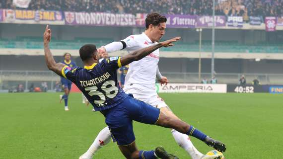 Verona-Fiorentina 0-0, Zaniolo sfortunato sotto porta poi cambiato: entra Caprini