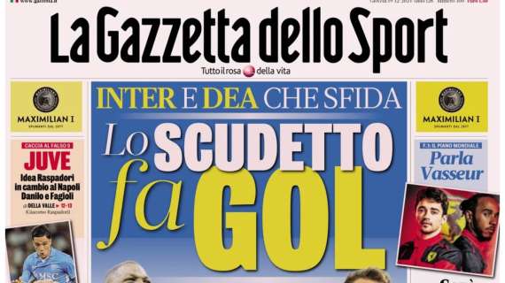 RASSEGNA STAMPA, Le prime pagine dei quotidiani