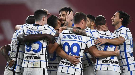 SERIE A, L'Inter vince a Genova: 2-0 ai rossoblù