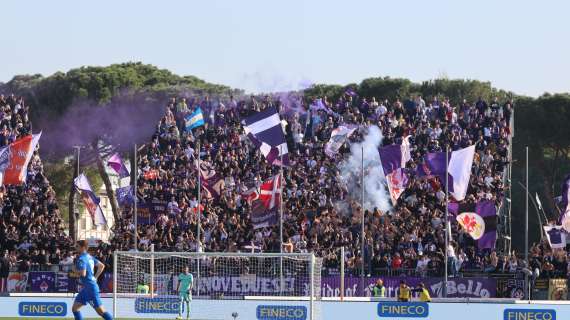 TIFOSI, Circa 200 viola anche in Curva Nord-ovest