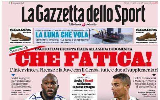 RASSEGNA STAMPA, Le prime pagine dei quotidiani