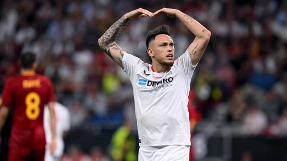 Siviglia-Roma, un ex obiettivo della Lazio scherza con Ocampos: “Figlio di pu**ana”