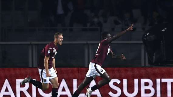 Serie A, il Torino vince ancora: terza sconfitta di fila per la Samp