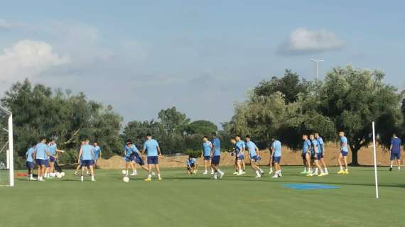 Lazio, allenamento in vista del Nizza: la rifinitura è social!