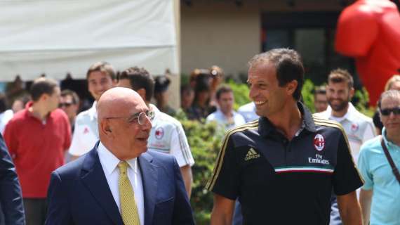 Galliani rivela: "In estate ho rimproverato Allegri per non essere andato alla Lazio!"