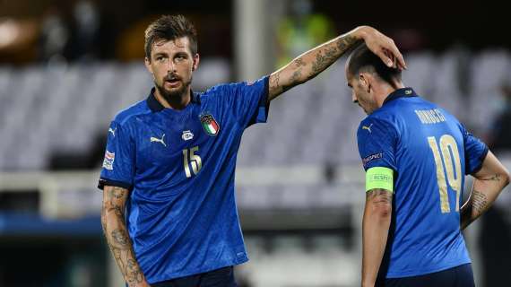 Italia, Mancini si affida alla coppia Acerbi-Bonucci: sarà la nona volta dal 1'