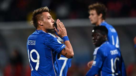 Italia, Retegui soddisfatto: "Un onore indossare questa maglia, ringrazio Mancini"