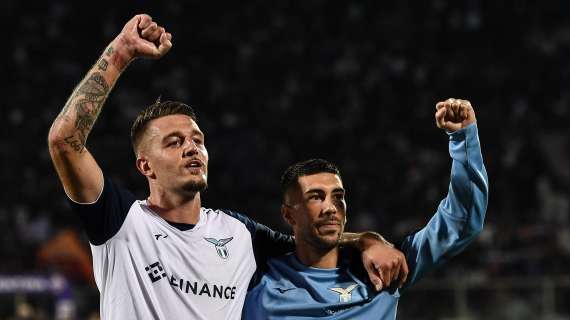 Lazio: Zaccagni esulta al gol di Milinkovic contro il Camerun - FOTO