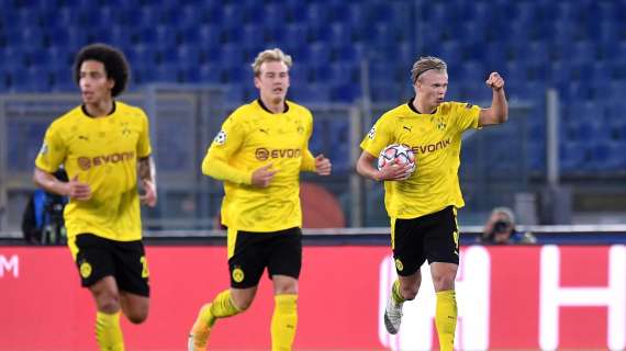 Champions, il Dortmund travolge il Bruges 3-0 e vola in vetta al Gruppo F