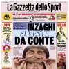 La Gazzetta in apertura: "Inzaghi si veste da Conte per battere il primato"