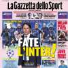 A San Siro arriva il Barcellona, l'apertura della Gazzetta: "Fate l'Inter!"