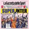 La prima pagina della Gazzetta dello Sport: "Super Inter, travolto il Milan in Supercoppa"
