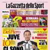 La prima pagina della Gazzetta dello Sport: "Caduta grandi, Lukaku flop"