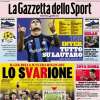 La prima pagina de La Gazzetta dello Sport: "Inter tutto su Lautaro"