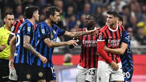 L'Inter annega nelle distrazioni, Gabbia la purga 2-1: primo ko dei nerazzurri nel derby