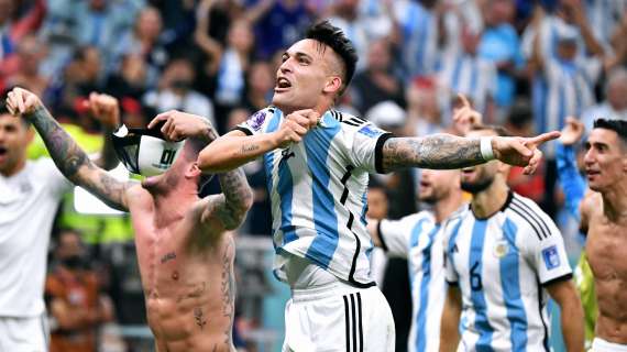 Lautaro Martinez ancora a secco con l'Argentina. Peggio di lui Maradona e Di Maria