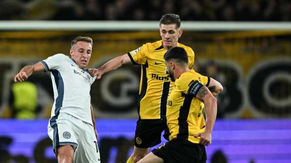 Gap tecnico annullato da ritmo e rabbia dello Young Boys: le difficoltà dell'Inter nel 1° tempo