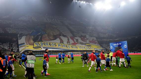 Milan-Inter: coreografie limitate per il derby, la Nord prepara il "muro nerazzurro"