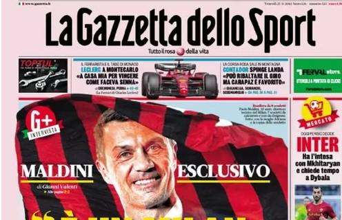 L'apertura de La Gazzetta dello Sport: "Inter, intesa con Mkhitaryan. E chiede tempo a Dybala"