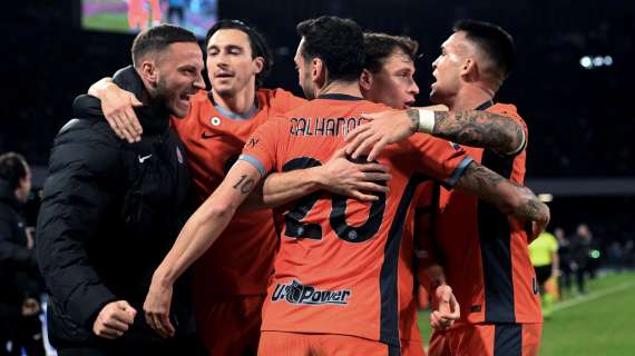 Classifiche a confronto: l'Inter vola rispetto a un anno fa. Che crollo del Napoli