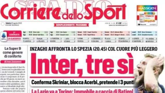 L'apertura del CorSport: "Inter, tre sì. Conferma Skriniar, blocca Acerbi"