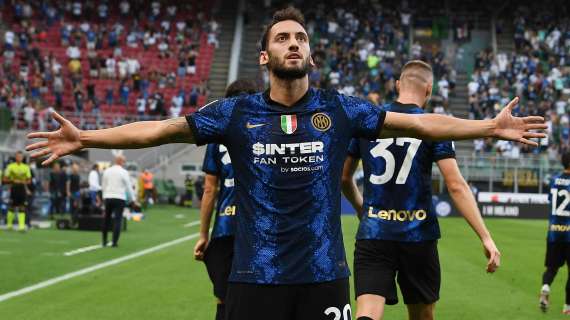 L'Inter tira un sospiro di sollievo: per Calhanoglu nulla di grave